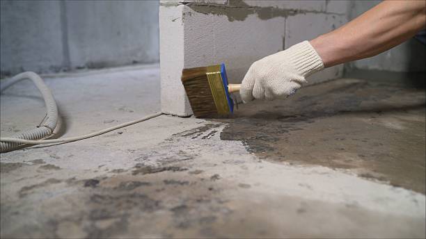 SJ Waterproofing Pros Waterproofing coverage map for New Paris, IN and surrounding area